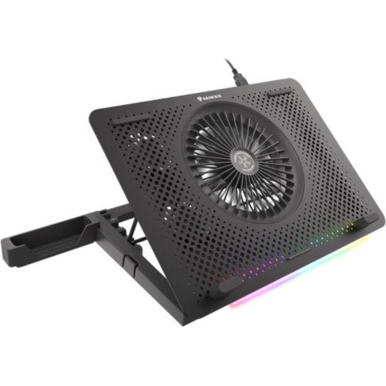Genesis Gaming Laptop Cooler Pad OXID 450 RGB,15.6'',1 fan, Led light, 1 USB - (NHG-1678)