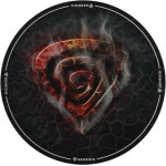 Genesis Gaming Protective Floor Mat Tellur 400 Round Lava 100cm - (NDG-2064)