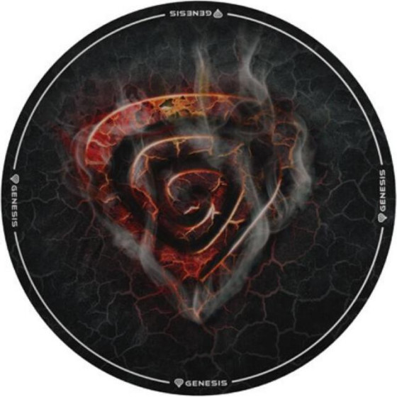 Genesis Gaming Protective Floor Mat Tellur 400 Round Lava 100cm - (NDG-2064)