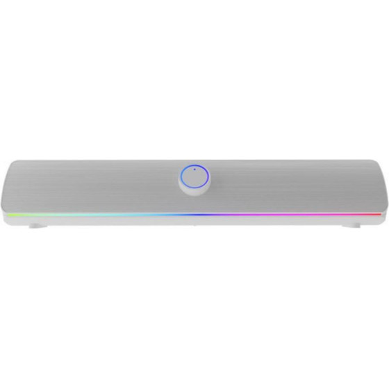 Genesis Gaming Soundbar Helium 312BT, 2.0 Bluetooth, White - (NCS-2305)