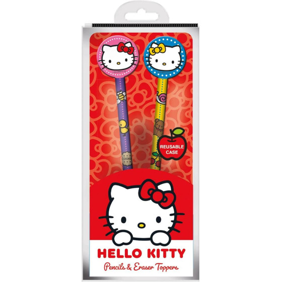 Pyramid: Hello Kitty - Sisters (Set Of 2) Pencil & Eraser Toppers (SR2401841)