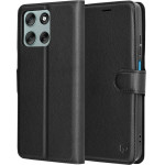 Techsuit - Leather Folio - Motorola Moto G56 - Black