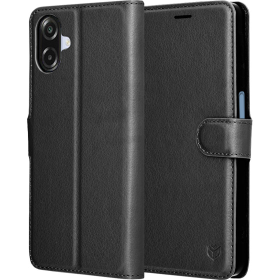 Techsuit - Leather Folio - Samsung Galaxy A07 4G - Black