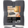 Ruhhy Double-Sided Blanket 150x200cm Dark Gray 26292 - (18338-0)