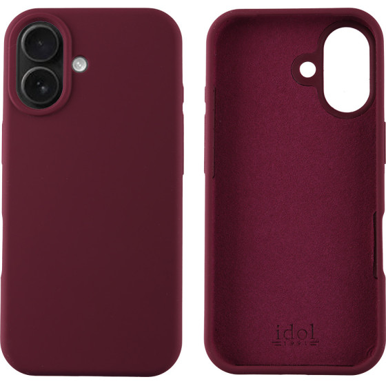 Idol 1991 ���� Iphone 17 6.3'' Velvet Elite Tpu 4 Side Camera Guard BURGUNDY