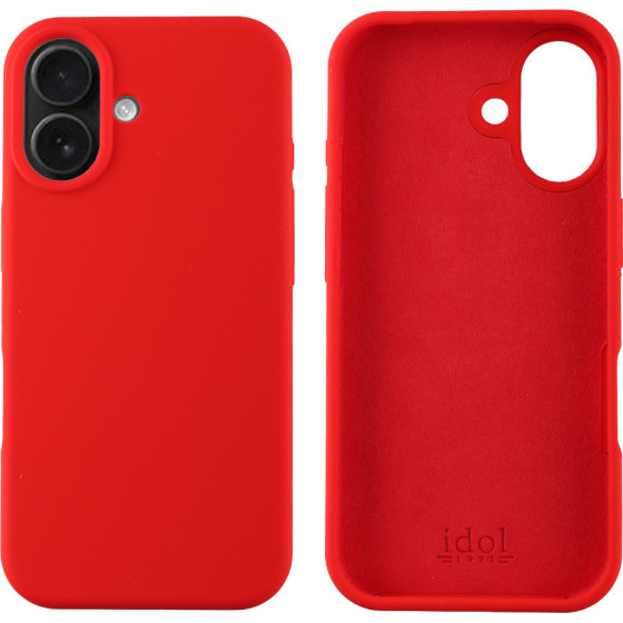 Idol 1991 ���� Iphone 17 6.3'' Velvet Elite Tpu 4 Side Camera Guard RED
