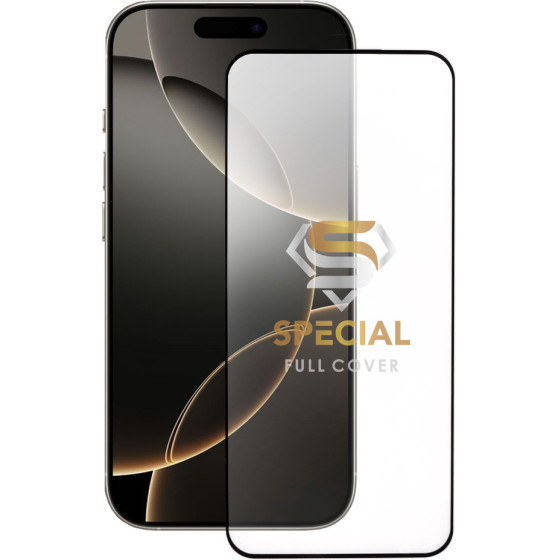 Idol 1991 Tempered Glass Iphone 16 Pro 6.1'' 9H 0.25mm 20D Full Glue Semi Curved Special Full Cover BLACK