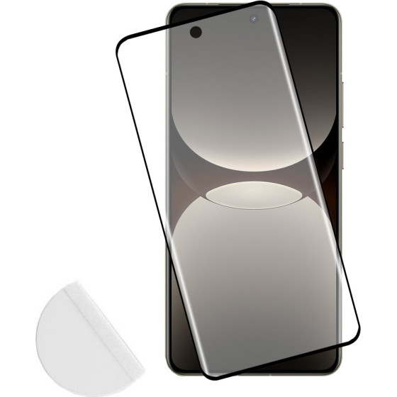 Idol 1991 Tempered Glass Realme Gt 7 PRO/Gt 7 Plus 5G 6.78'' 9H 0.30mm 3D Full Glue Semi Curved Finger Unlock Black +Squeezy CA