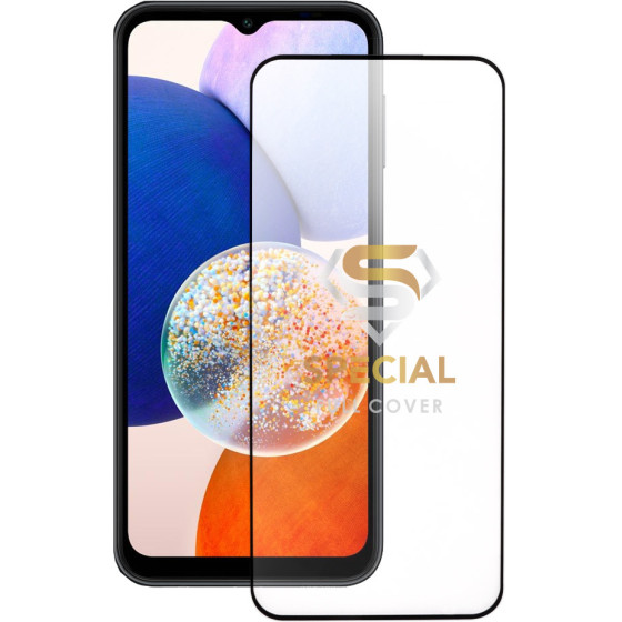Idol 1991 Tempered Glass Samsung A14 A146/A14 A145 6.6'' 9H 0.25mm 20D Full Glue Semi Curved BLACK