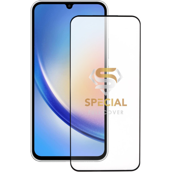 Idol 1991 Tempered Glass Samsung A34 5G A346 6.6'' 9H 0.25mm 20D Full Glue Semi Curved BLACK