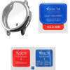 Volte-Tel Tempered Glass Garmin Vivoactive 6 1.2'' 9H 0.30mm Pc Edge Cover With Key 3D Full Glue Full Cover SILVER