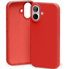 Mercury Silicone Case For Iphone 17 Red