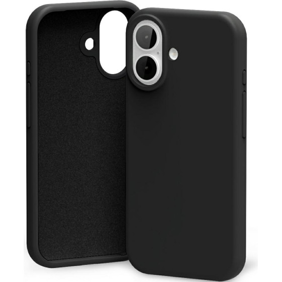 Mercury Silicone Case For Iphone 17 Black