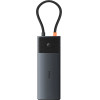 Baseus Metal Gleam Ii 10in1 Hdmi USB-A USB-C RJ45 SD/Tf Hub - Gray - (B00061800123-01)