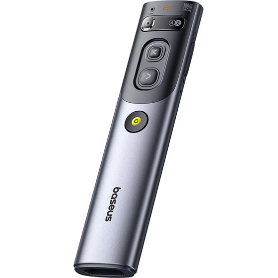 Baseus Orange Dot Laser Pointer With Ai And Automatic Translation - Gray (With battery) - (B00231700811-00)