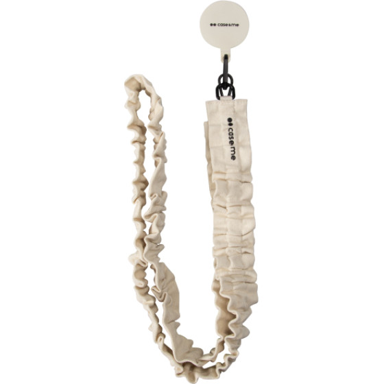 SBS Case Me Neck Lanyard Fabric Volant Ivory - (CMFABRICLACEI)