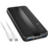 Natec Trevi Slim Q Power Bank 10000mAh, 20W Maximum Power, Quick Charge, Power Delivery Micro USB, USB Type-A, USB Type-C - (NPB-2294)