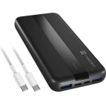 Natec Trevi Slim Q Power Bank 10000mAh, 20W Maximum Power, Quick Charge, Power Delivery Micro USB, USB Type-A, USB Type-C - (NPB-2294)