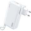 WK Power Bank 20000mAh Pd 22,5W WP-119 2 ������, �� ������� Lighting/USB-C ����� - (WP-119 White)