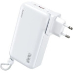 WK Power Bank 20000mAh Pd 22,5W WP-119 2 ������, �� ������� Lighting/USB-C ����� - (WP-119 White)