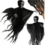 Ruhhy Black Hanging Skeleton - Decoration 26125 - (18380-0)