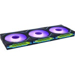 Lian Li Uni Fan Infinity SL- Wireless - 120 -3PCs Reverse Black (Triple Pack Include Controller) - (G99.12RSLIN1W3B.00)