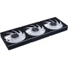 Lian Li Uni Rgb Fan Cl Wireless 120mm Reverse Blade Black - (3pcs) - W/ Controller - Static Pressure - (G99.12RCL1W3B.00)