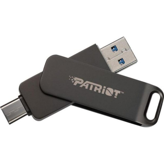 Patriot Rage R550 256GB Black USB-A Und USB-C 3.2 Gen 1 - (PE256GR550DSAD)
