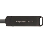 Patriot Rage R550 512GB Black USB-A Und USB-C 3.2 Gen 1 - (PE512GR550DSAD)