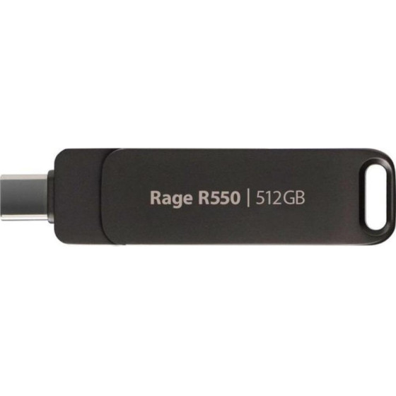 Patriot Rage R550 512GB Black USB-A Und USB-C 3.2 Gen 1 - (PE512GR550DSAD)