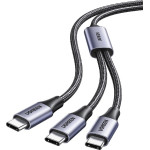 ������� �������� Ugreen US561 35087 USB-C �� 2x USB-C Pd 100W 1.5m ����� - (US561/35087)