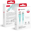FORCELL F-Energy C342 Cable Usb A To Type C QC4.0 3A 66W Silicone 1 m blue