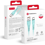 FORCELL F-Energy C342 Cable Usb A To Type C QC4.0 3A 66W Silicone 1 m blue