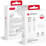 FORCELL F-Energy C342 Cable Usb A To Type C QC4.0 3A 66W Silicone 1 m white