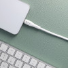 FORCELL F-Energy C342 Cable Usb A To Type C QC4.0 3A 66W Silicone 1 m white