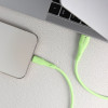 FORCELL F-Energy C343 Cable Usb A To Lightning 2,4A 12W Silicone 1 m green