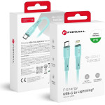 FORCELL F-Energy C346 Cable Type C To Lightning Pd 3A 27W Silicone 1 m blue