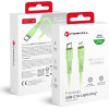 FORCELL F-Energy C346 Cable Type C To Lightning Pd 3A 27W Silicone 1 m green