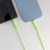 FORCELL F-Energy C346 Cable Type C To Lightning Pd 3A 27W Silicone 1 m green