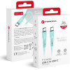 FORCELL F-Energy C347 Cable Type C To Type C QC4.0 Pd 5A 100W Silicone 1 m blue