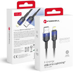 FORCELL F-Energy C353 Cable Usb A To Lightning 2,4A 12W Gradient 1 m black