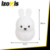 Izoxis Lampka Nocna Rgb z Pilotem - Krolik 26204 - (18398-0)