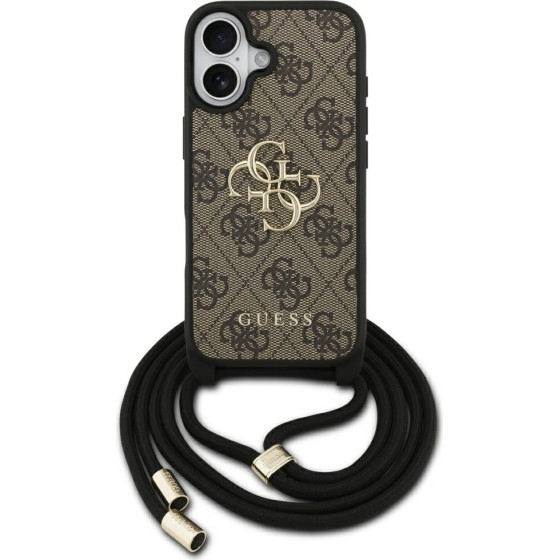 Guess Etui 4G Big Logo Cord Stap Crossbody Do Iphone 17 Brazowy - (GUHCP17SP4GMGCRW)