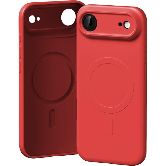 Mercury Semi-Silicone Magsafe Case For Iphone 17 Air Red