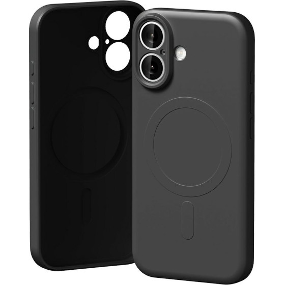 Mercury Semi-Silicone Magsafe Case For Iphone 17 Black