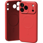 Mercury Semi-Silicone Magsafe Case For Iphone 17 Pro Max Red