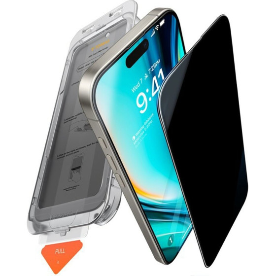 Torras - Glassgo Install Master Privacy - Iphone 17 - Black - (X00FX2444)