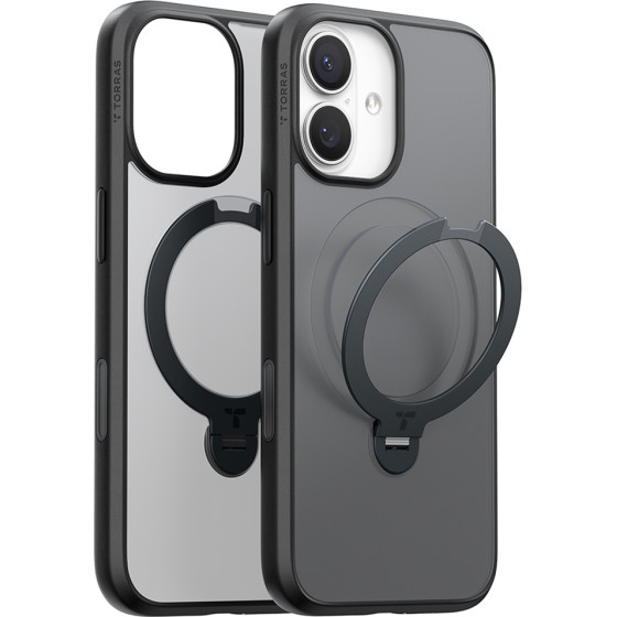 Torras - Ostand Spin Magsafe Series - Iphone 17 - Black - (X00FX2389)