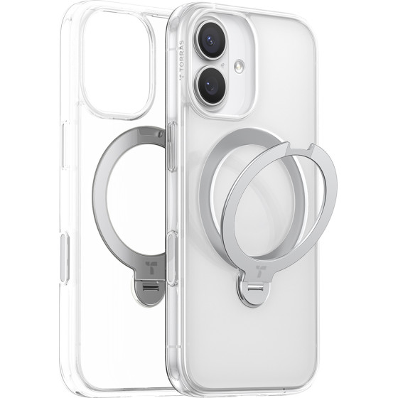 Torras - Ostand Spin Magsafe Series - Iphone 17 - Clear - (X00FX2393)