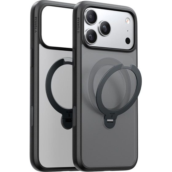 Torras - Ostand Spin Magsafe Series - Iphone 17 Pro Max - Black - (X00FX2392)